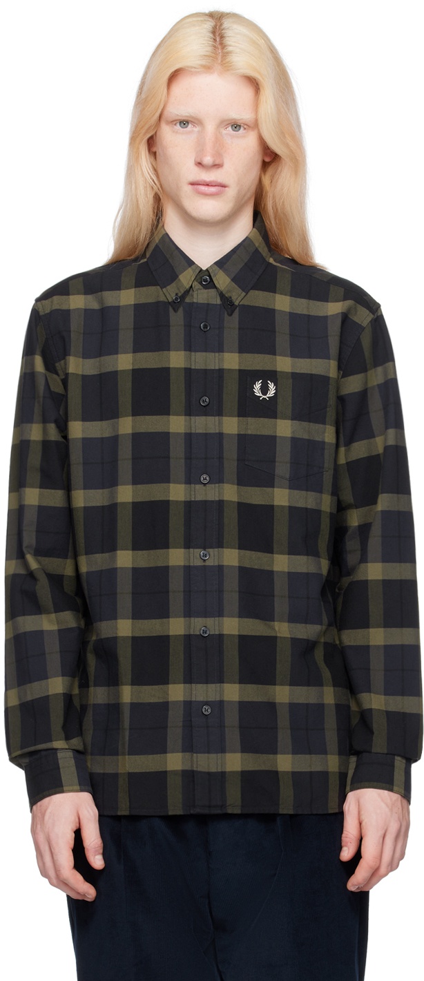 Green & Navy Check Shirt