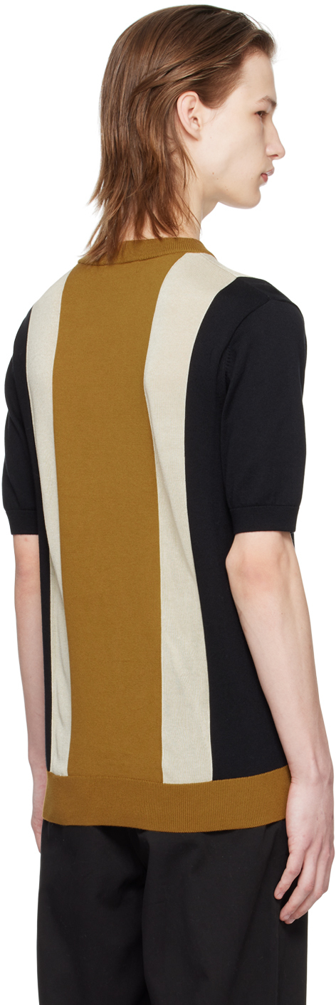 Fred Perry Short Sleeve Knitted T-shirt In U57