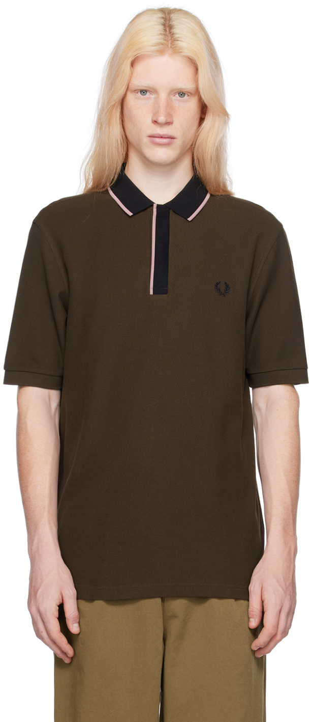 Brown 'The Fred Perry' Polo