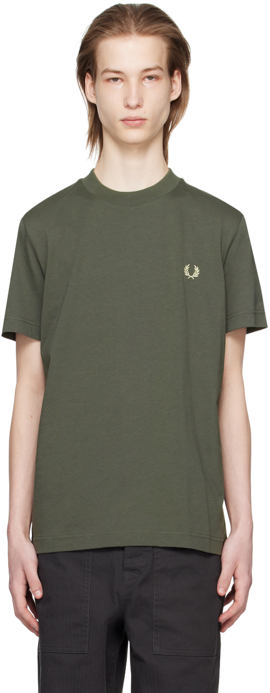 Green Warped Graphic T-Shirt