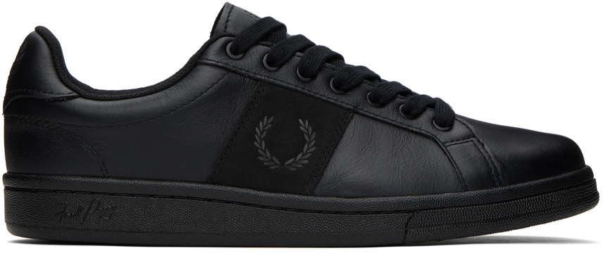 Fred Perry Black B721 Sneakers In 102 Black