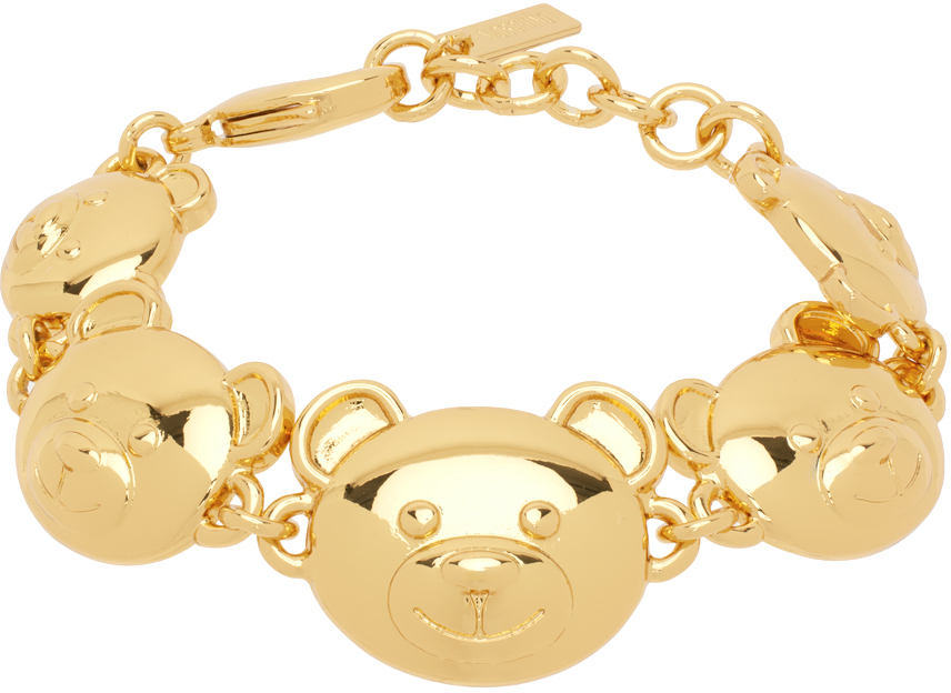 Gold Teddy Bear Bracelet