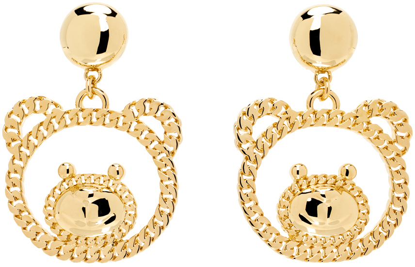 Moschino Teddy Bear earrings