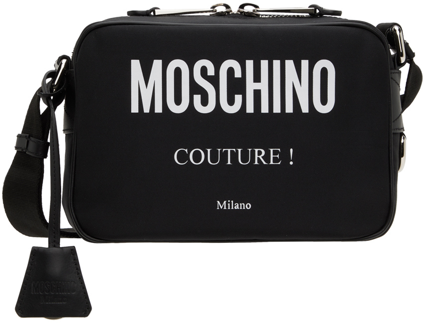 Moschino Beauty Case With Logo In Nero