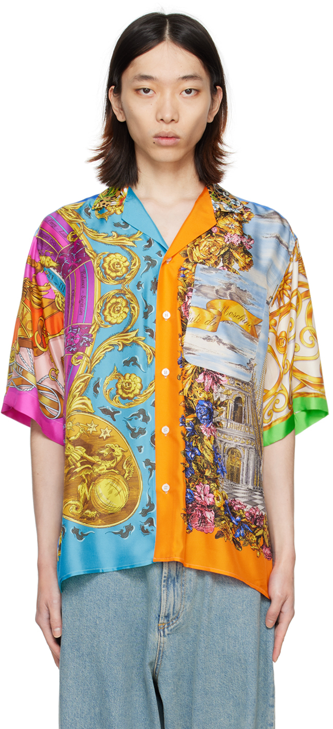 Multicolor Scarf Shirt