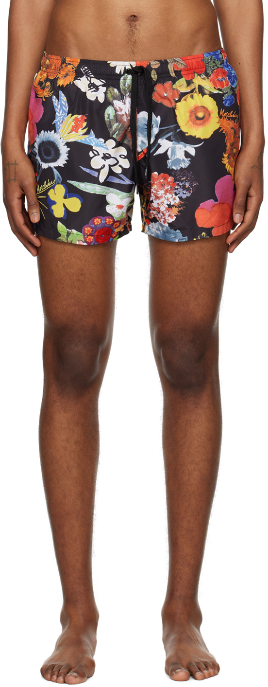 Multicolor Floral Swim Shorts