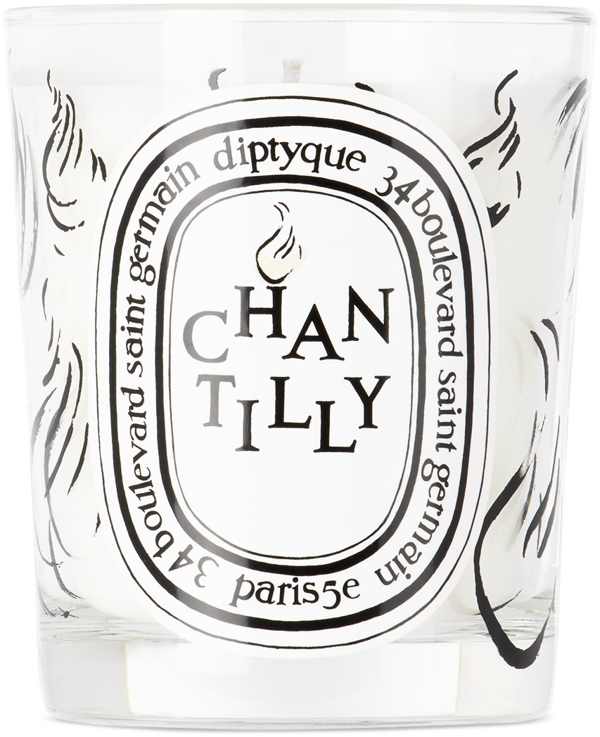 Diptyque Limited Edition Coffee Shop Chantilly Candle, 190g In Gray