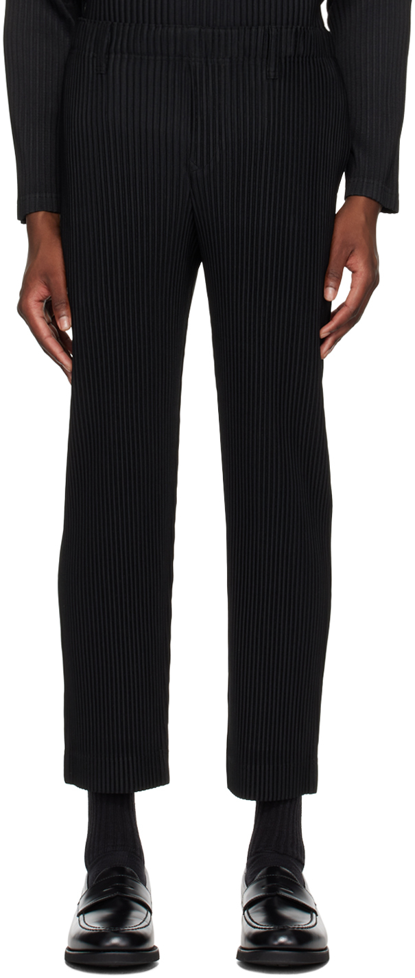 HOMME PLISSÉ ISSEY MIYAKE Black Tailored Pleats 2 Trousers