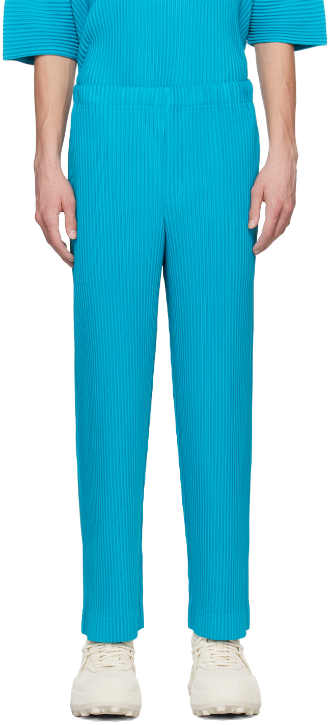 HOMME PLISSÉ ISSEY MIYAKE Blue Monthly Color March Trousers