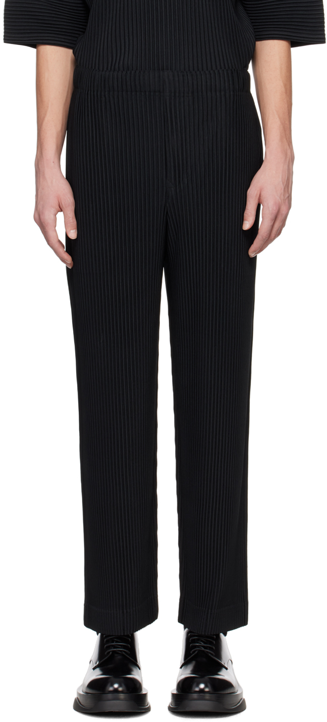 HOMME PLISSÉ ISSEY MIYAKE Black Monthly Color March Trousers