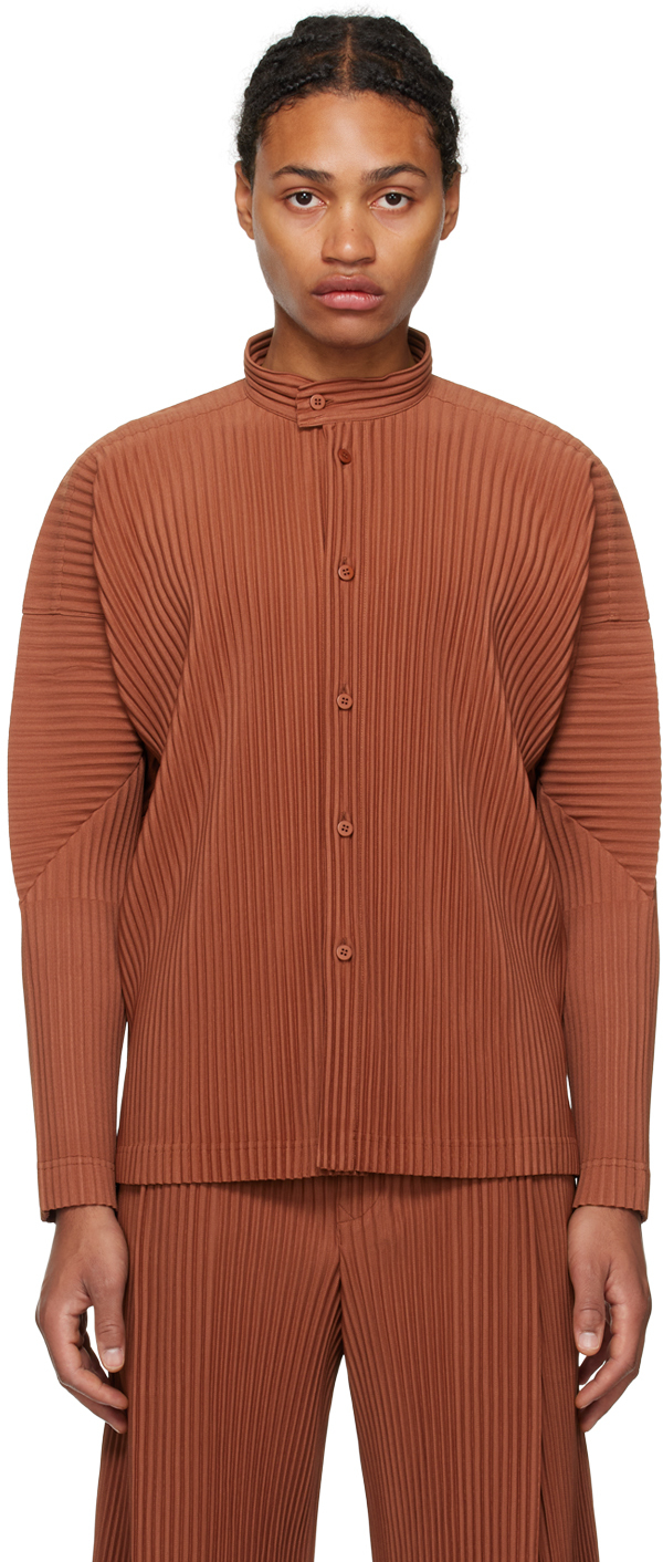 HOMME PLISSÉ ISSEY MIYAKE Orange Monthly Color October Shirt