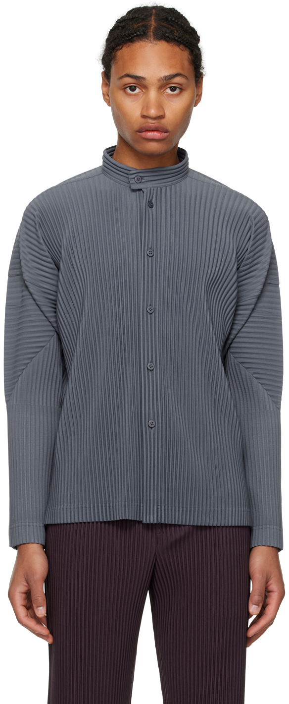 HOMME PLISSÉ ISSEY MIYAKE Gray Monthly Color October Shirt