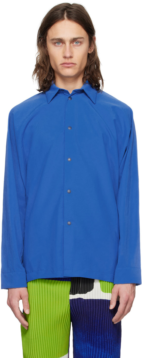 HOMME PLISSÉ ISSEY MIYAKE Blue Verso Shirt