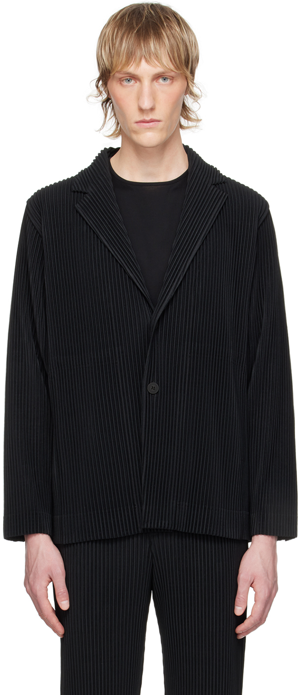 HOMME PLISSÉ ISSEY MIYAKE Gray Basics Blazer