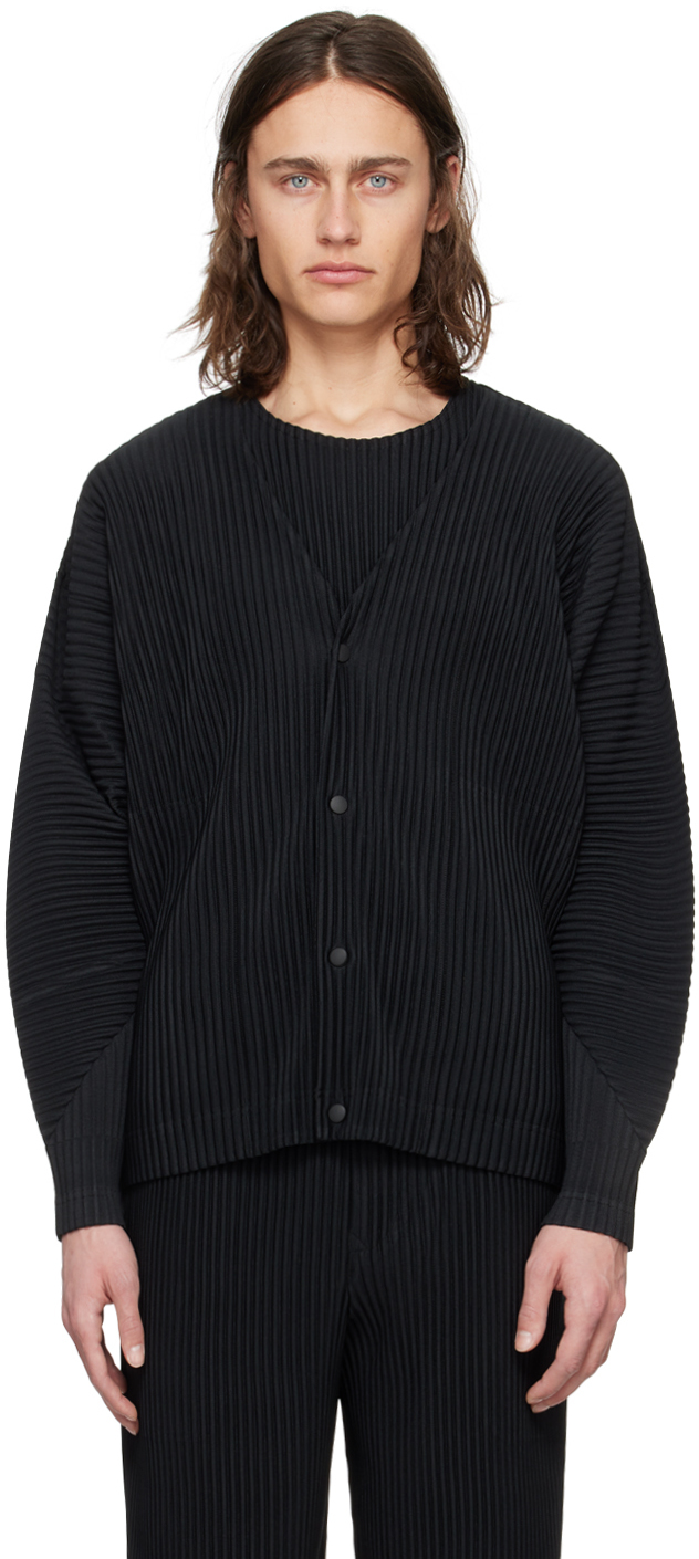 Black Monthly Color March Cardigan