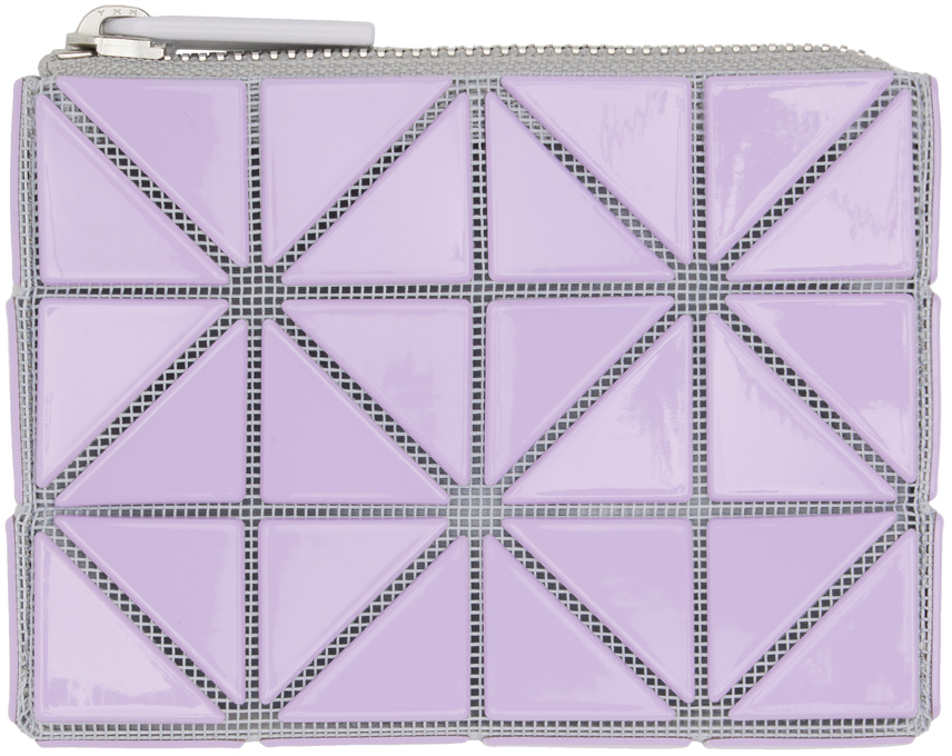 Shop Bao Bao Issey Miyake Purple Cassette Wallet In 80 Lavender