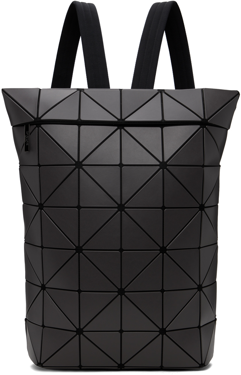 Bao Bao Issey Miyake Gray Blocky Backpack In Black