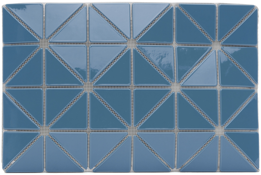 Blue Lucent Gloss Clutch by BAO BAO ISSEY MIYAKE on Sale