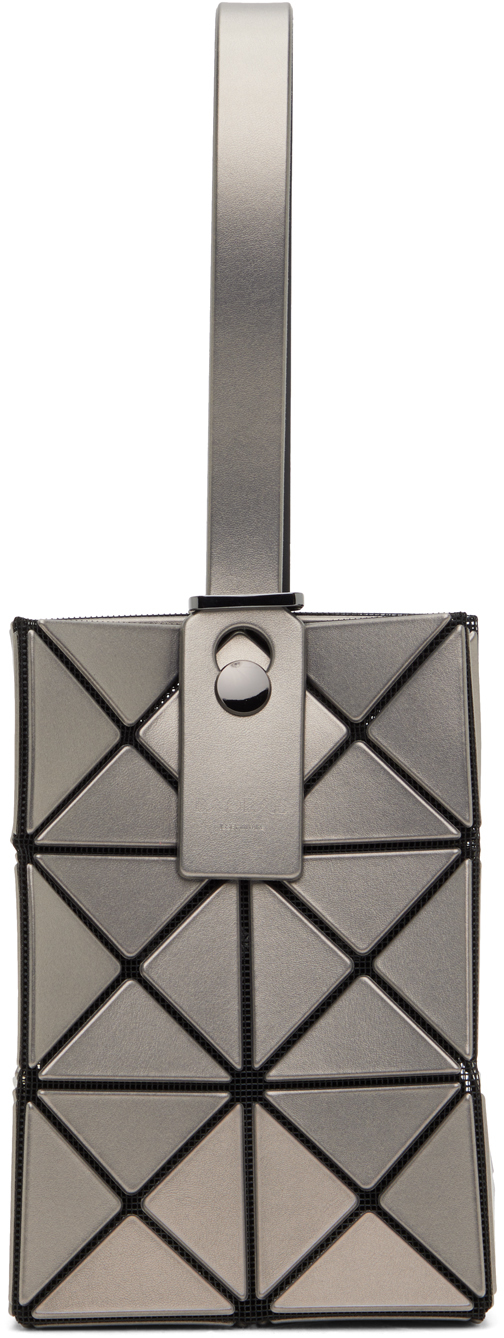 Bao Bao Issey Miyake Silver Lucent Metallic Pouch In 91 Silver