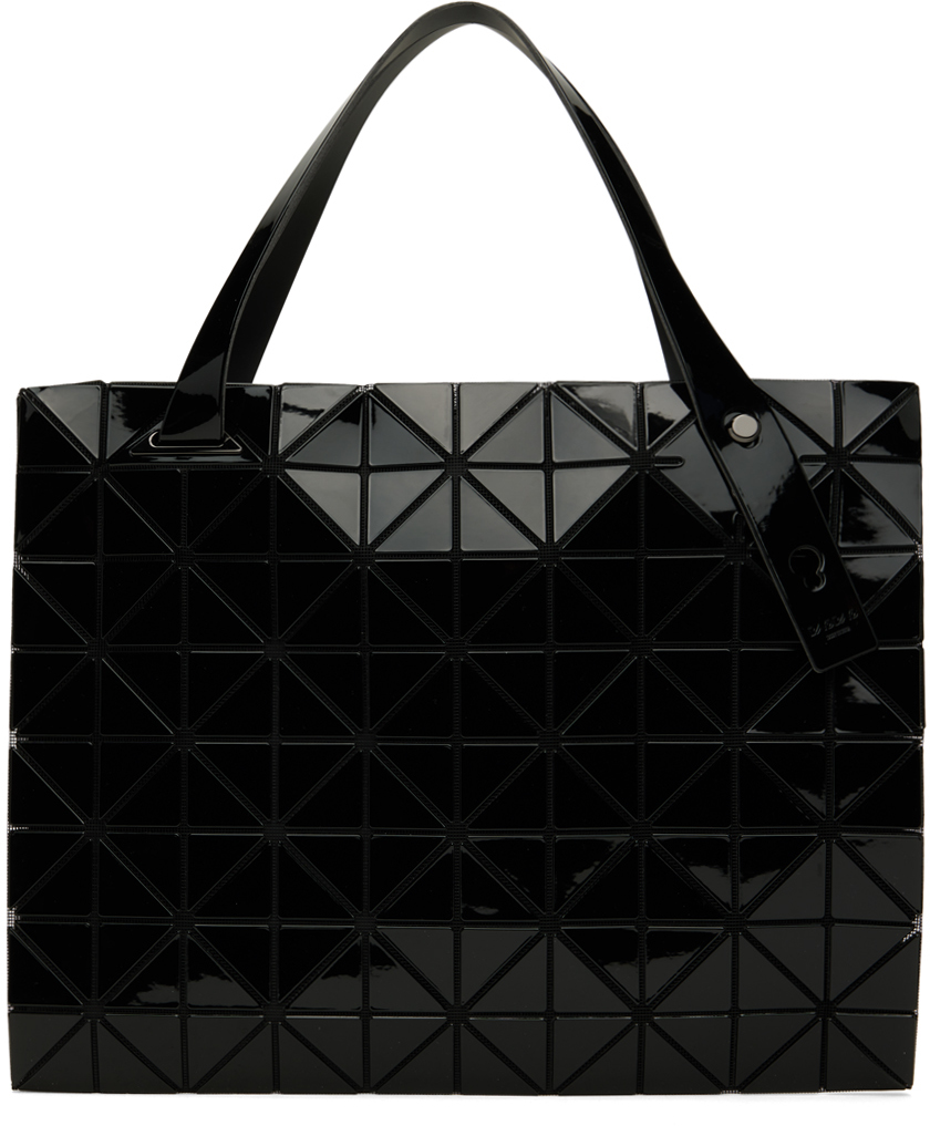 BAO BAO ISSEY MIYAKE: Black Carton Tote | SSENSE