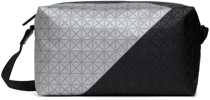 Gray & Black Saddle Bag by BAO BAO ISSEY MIYAKE on Sale