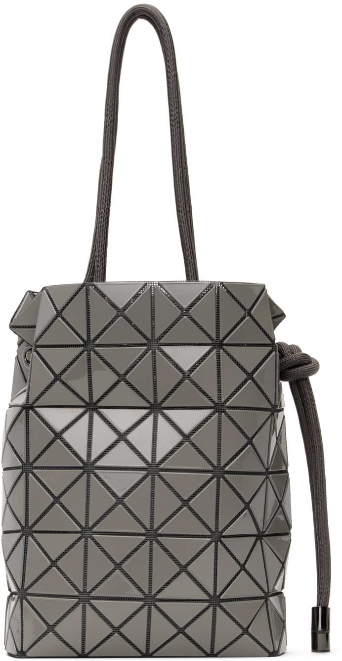 Shop Bao Bao Issey Miyake Gray Wring One-tone Shoulder Bag In 13 D.gray