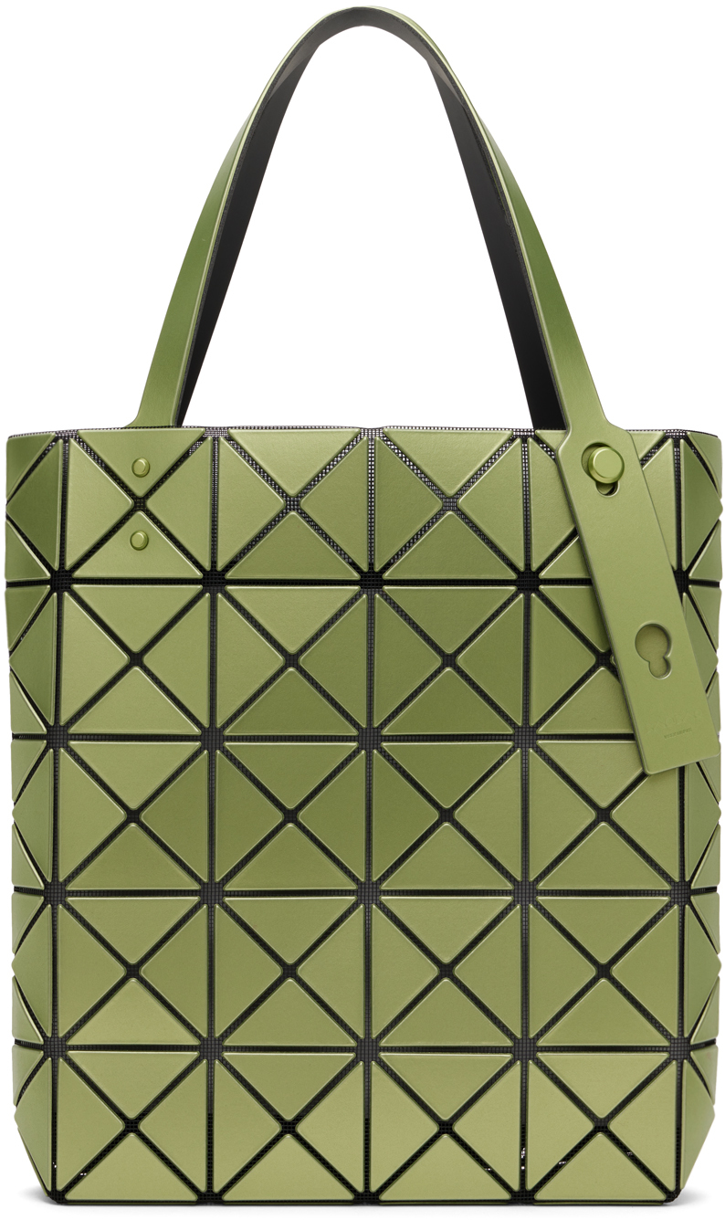 Bao Bao Issey Miyake Green Lucent Boxy Tote In 61 Lt.green