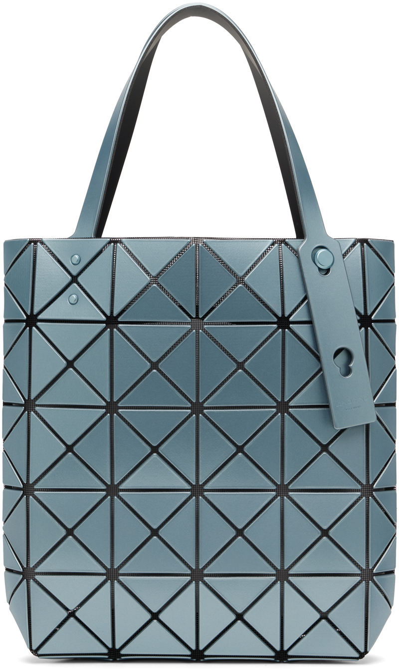 Blue Lucent Boxy Tote