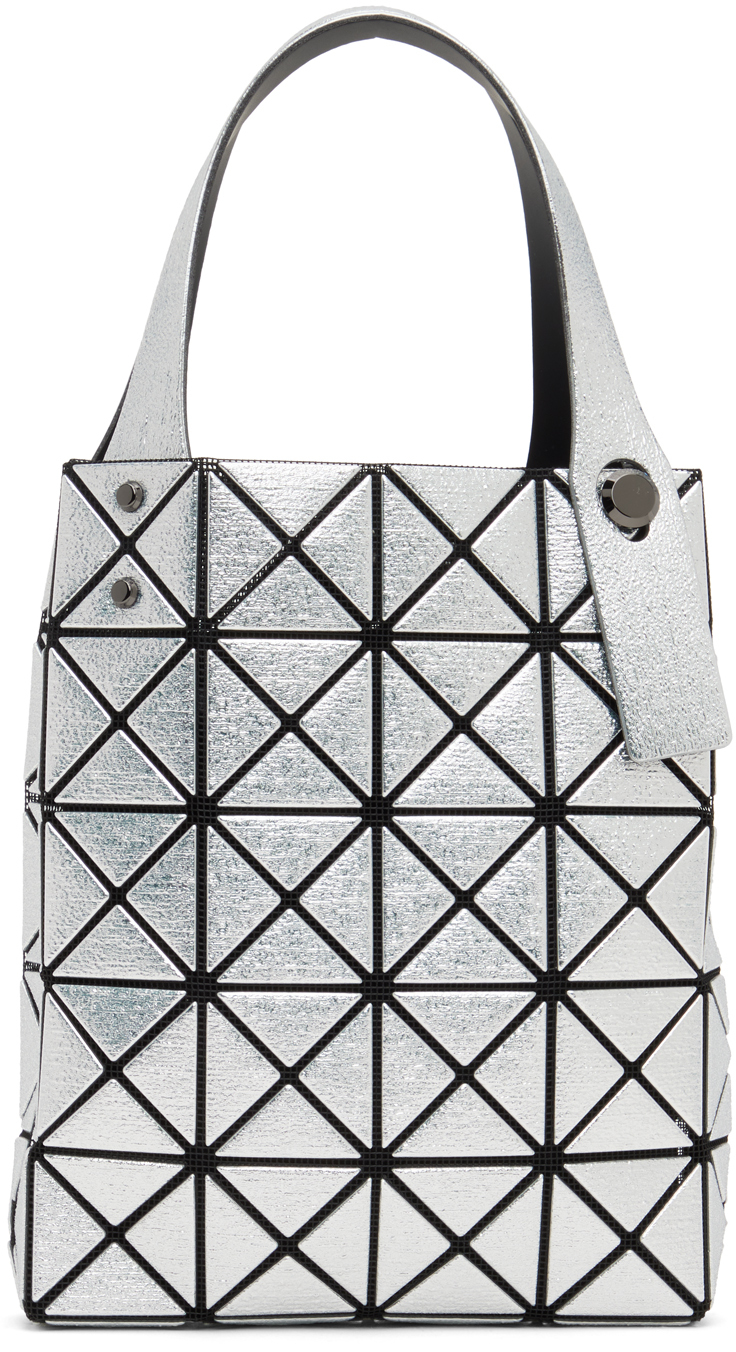 BAO BAO ISSEY MIYAKE: Silver Platinum Coffret Mini Tote | SSENSE