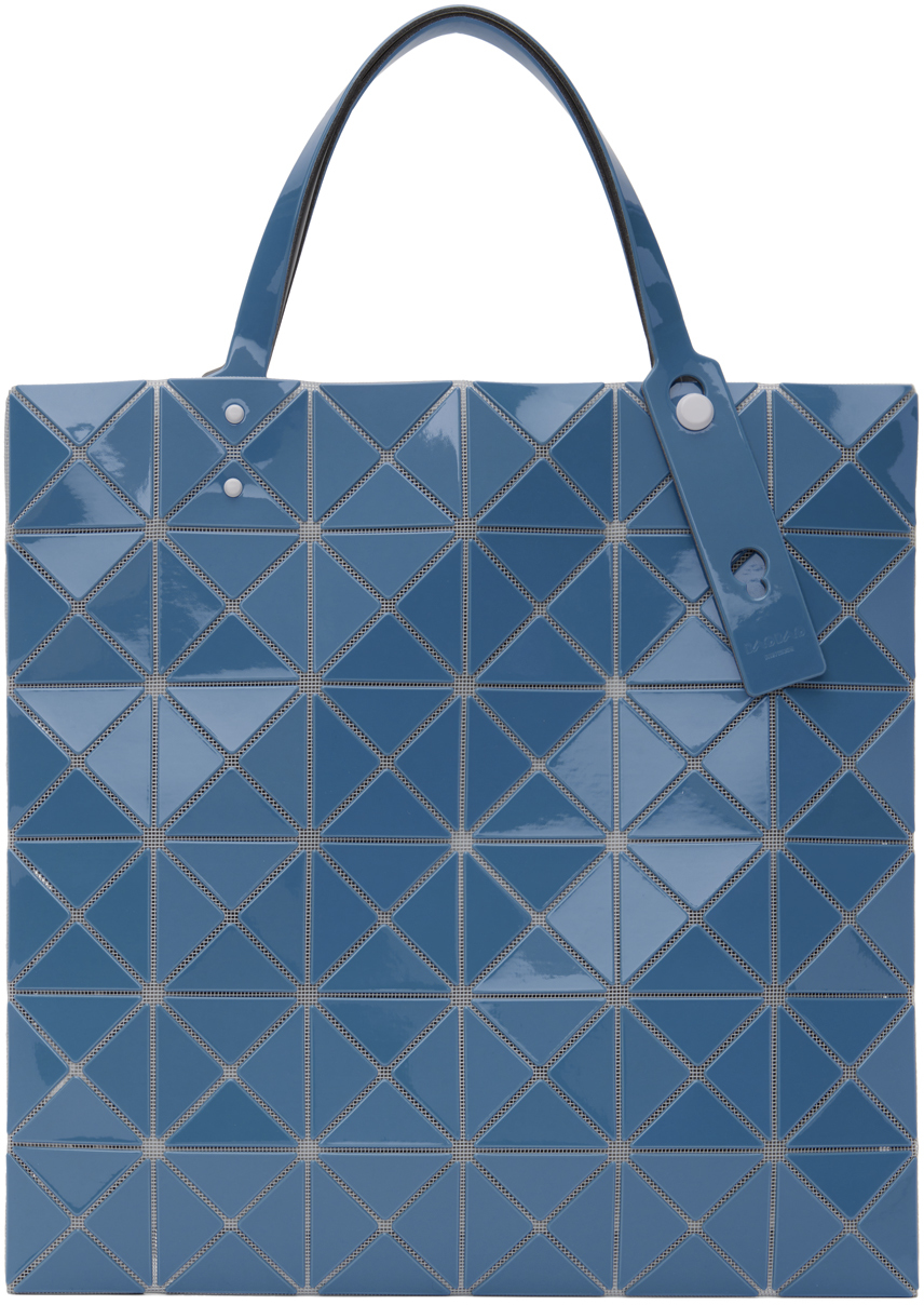 Shop Bao Bao Issey Miyake Blue Lucent Gloss Tote In 72 Blue