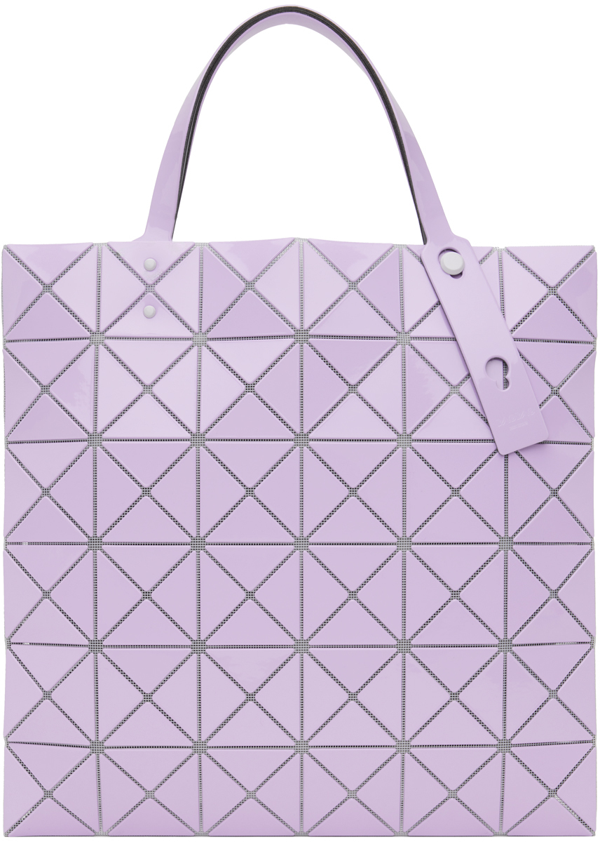 Shop Bao Bao Issey Miyake Purple Lucent Gloss Tote In 80 Lavender