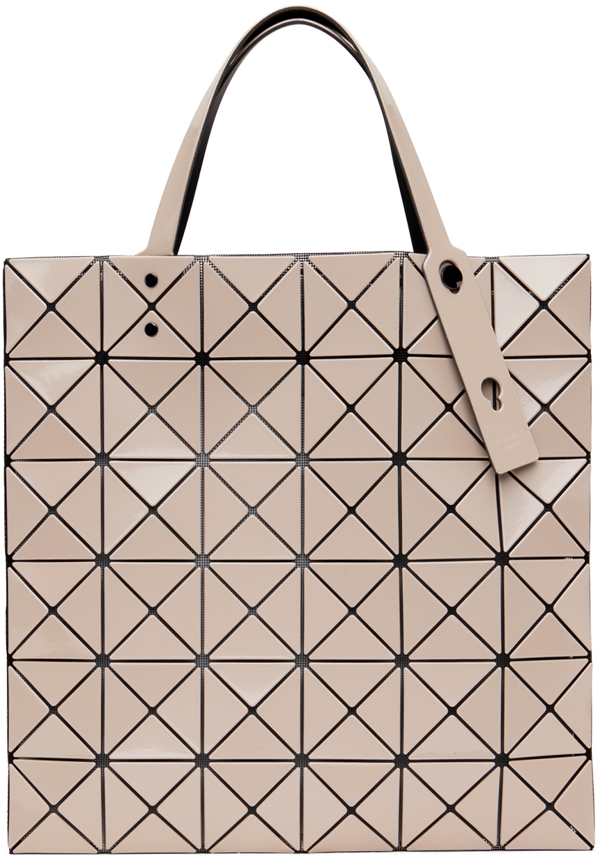 BAO BAO ISSEY MIYAKE: Beige Lucent Matte Tote | SSENSE Canada