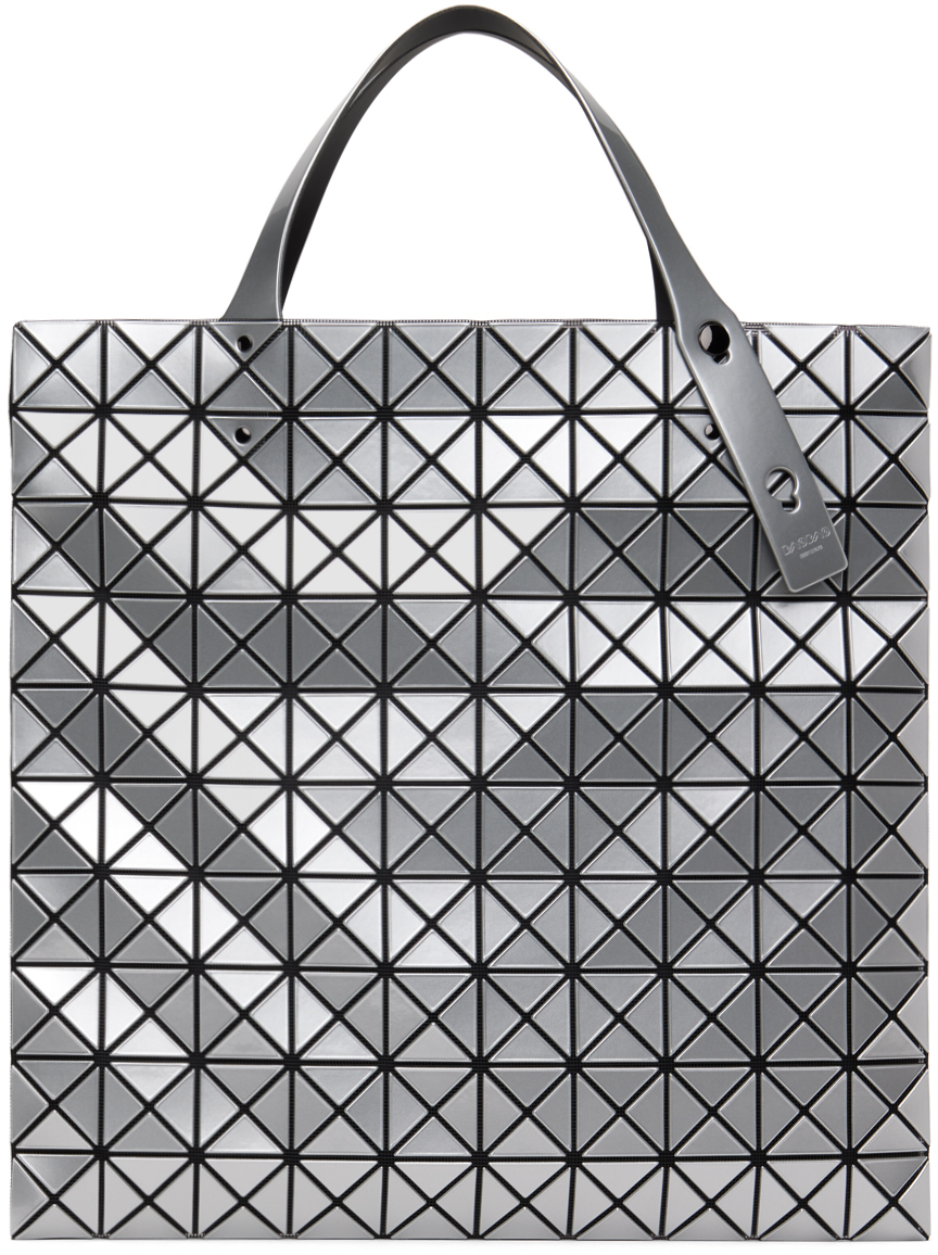 Bao Bao Issey Miyake Silver Prism Tote In 91 Silver
