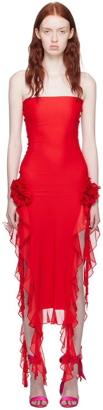 Red 'The Thieves' Maxi Dress