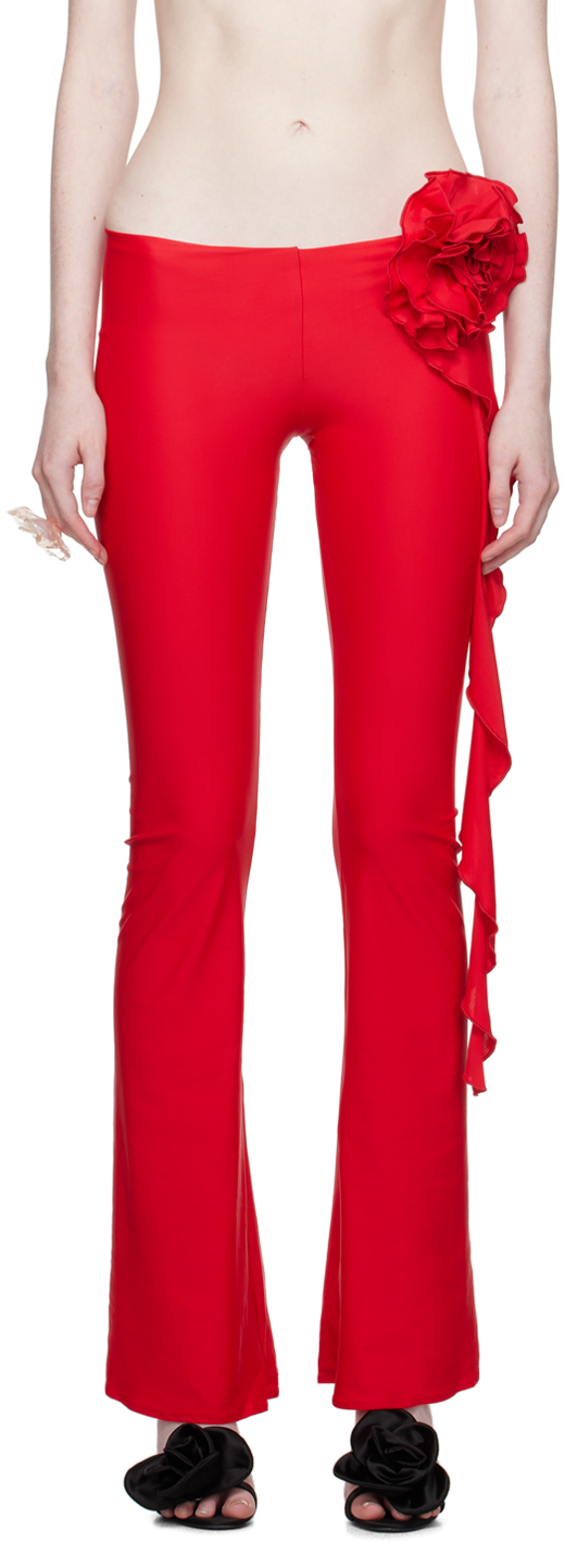 Red 'The Gun' Trousers