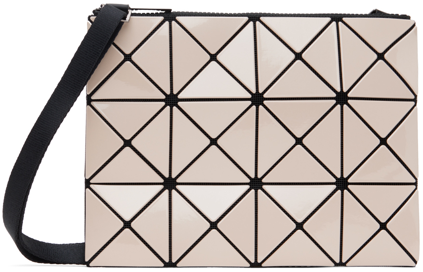 Shop Bao Bao Issey Miyake Off-white Lucent Bag In 40-beige