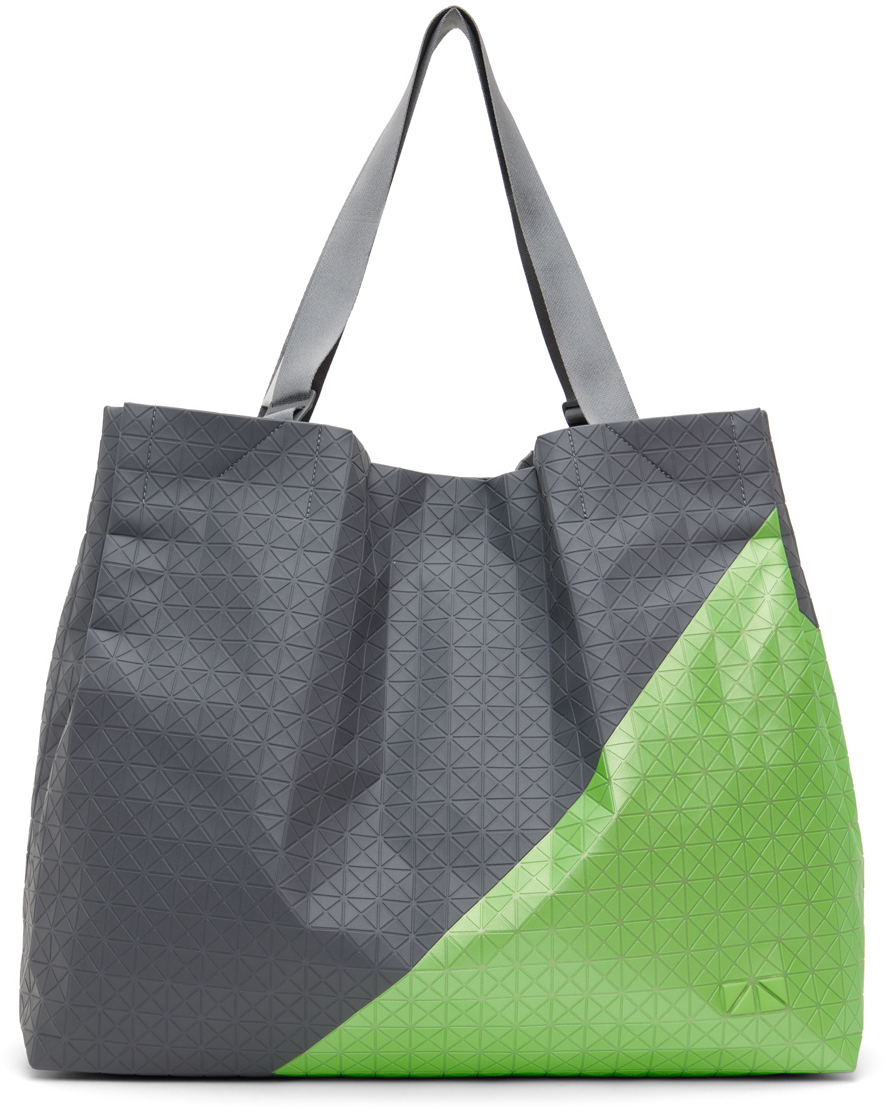 Gray & Green Cart Tote