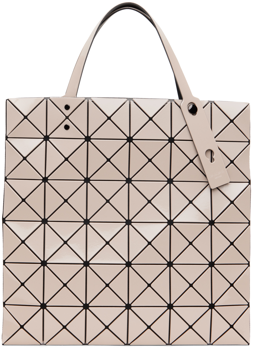 Shop Bao Bao Issey Miyake Off-white Lucent Tote In 40-beige