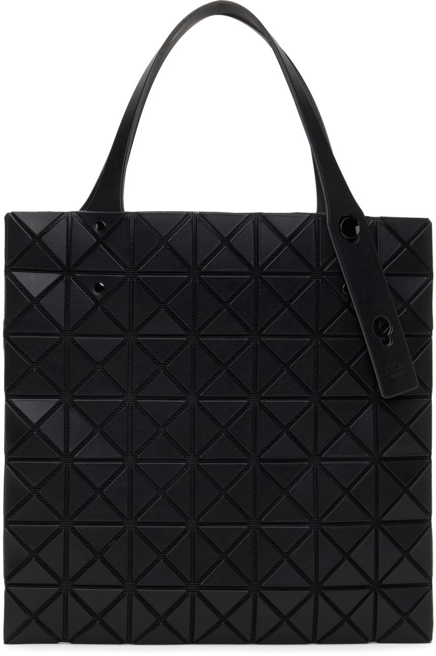 Black Small Prism Matte Tote by BAO BAO ISSEY MIYAKE on Sale
