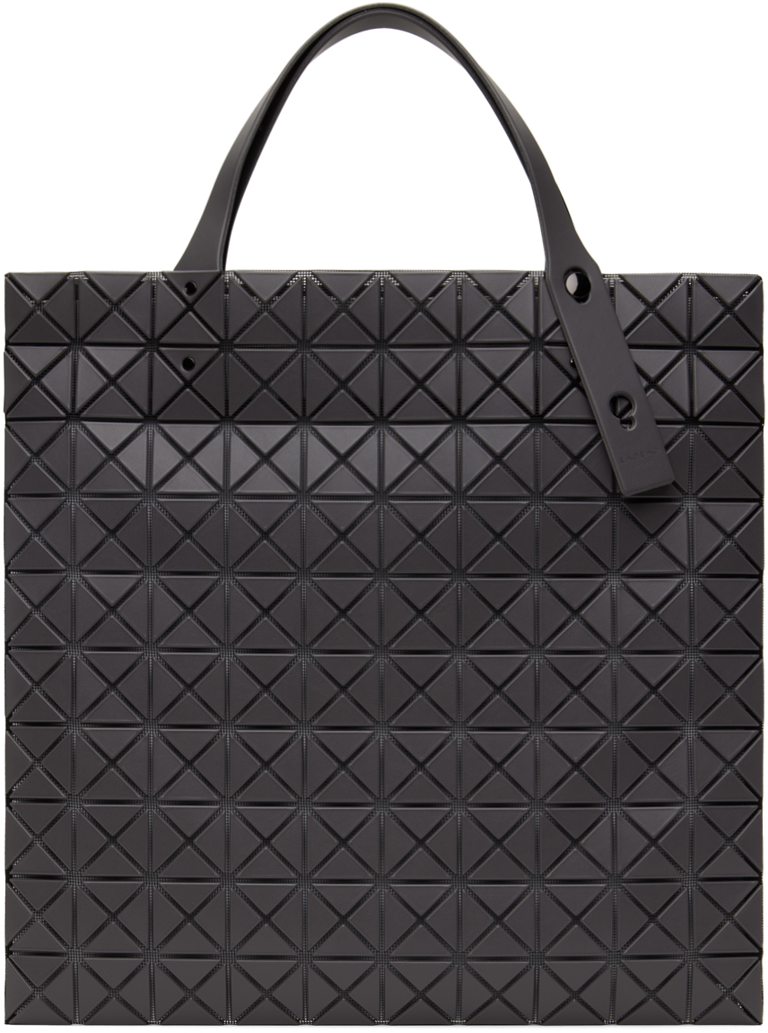 BAO BAO ISSEY MIYAKE: Gray Prism Matte Tote | SSENSE