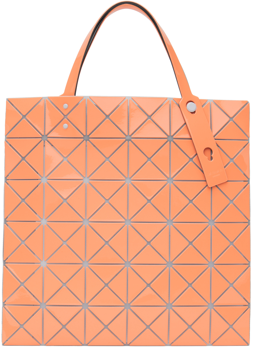 Orange Lucent Gloss Tote by BAO BAO ISSEY MIYAKE on Sale