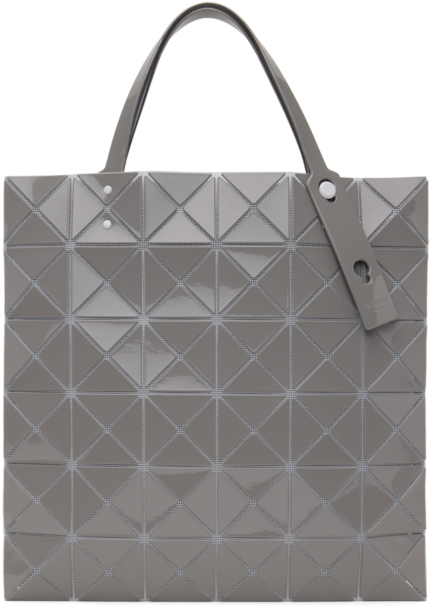 Gray Lucent Gloss Tote