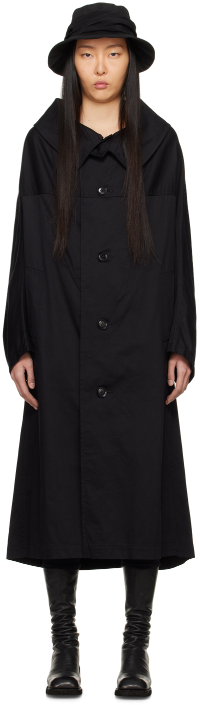 Black Long Cape Coat
