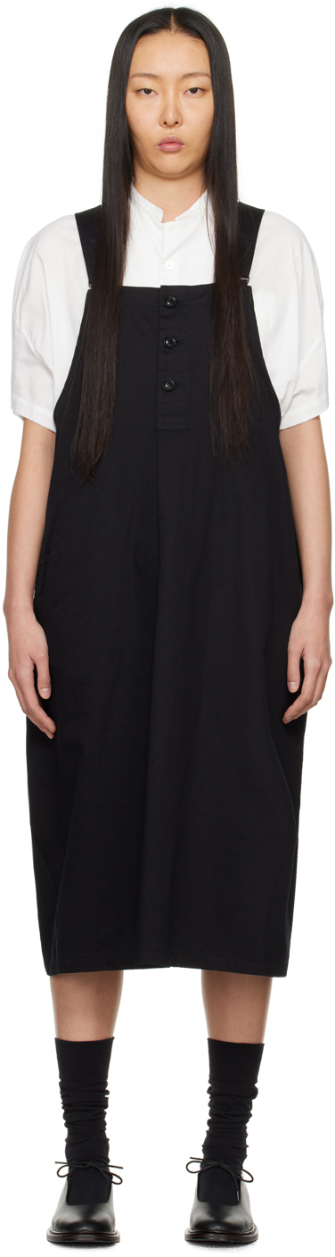 Black Overall Maxi Dress