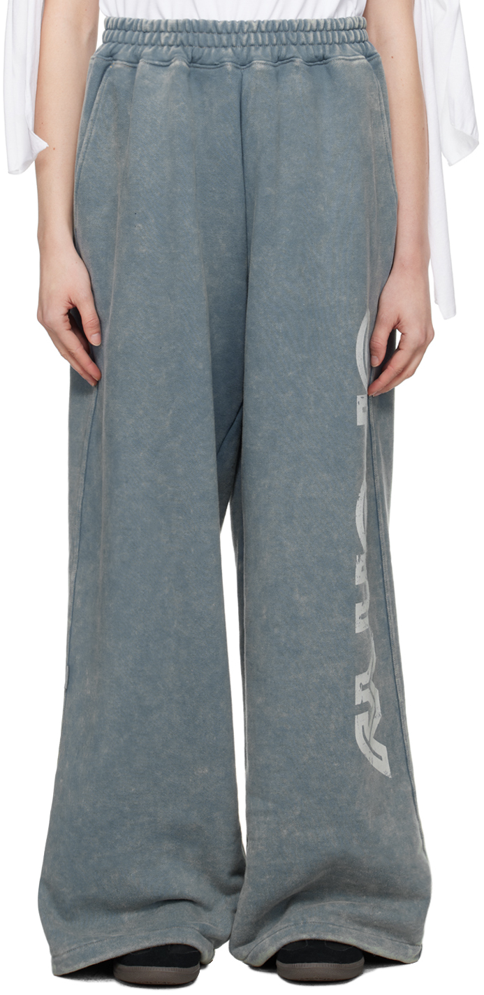 Blue Wide Lounge Pants