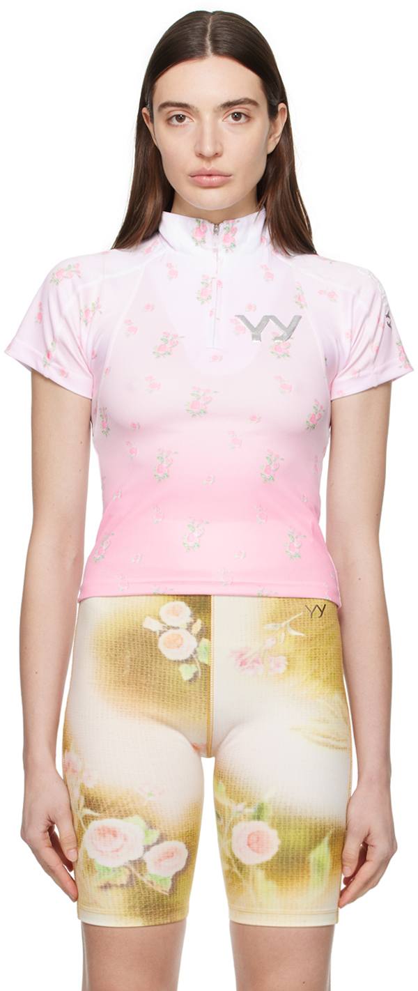 粉色 Cycling T 恤