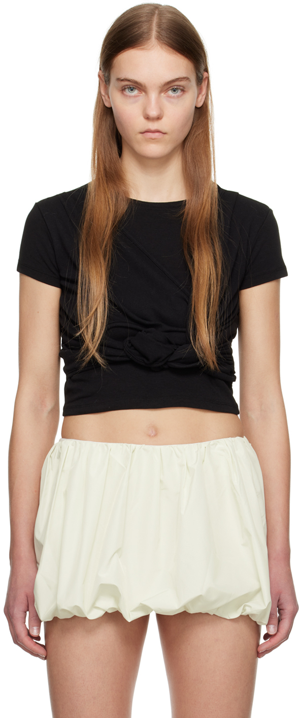 TheOpen Product☆23SS TRAINING BABY TEE SSENSE Exclusive Black Training Baby T-Shirt by OPEN YY on Sale
