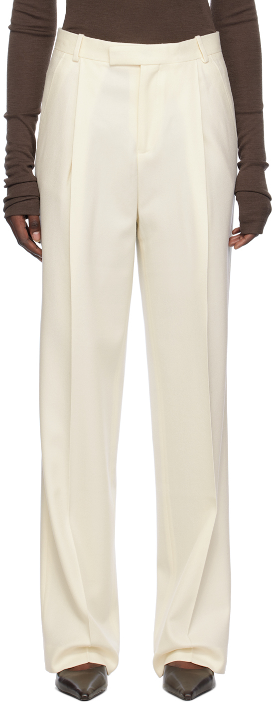 Bite Off-white Ecole Trousers In Off White 0001