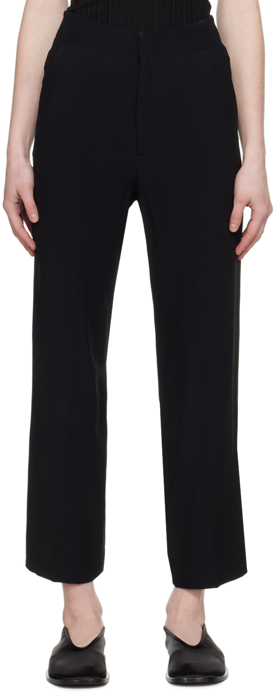 Black Cheval Trousers