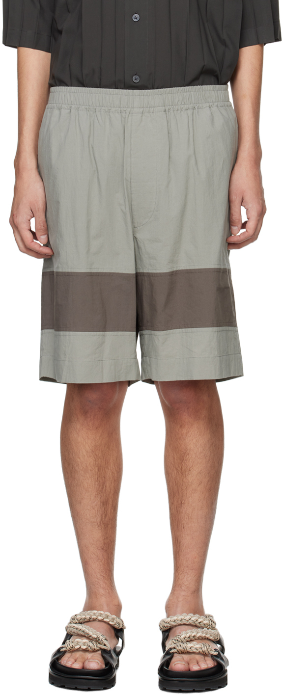 Gray Barrel Shorts